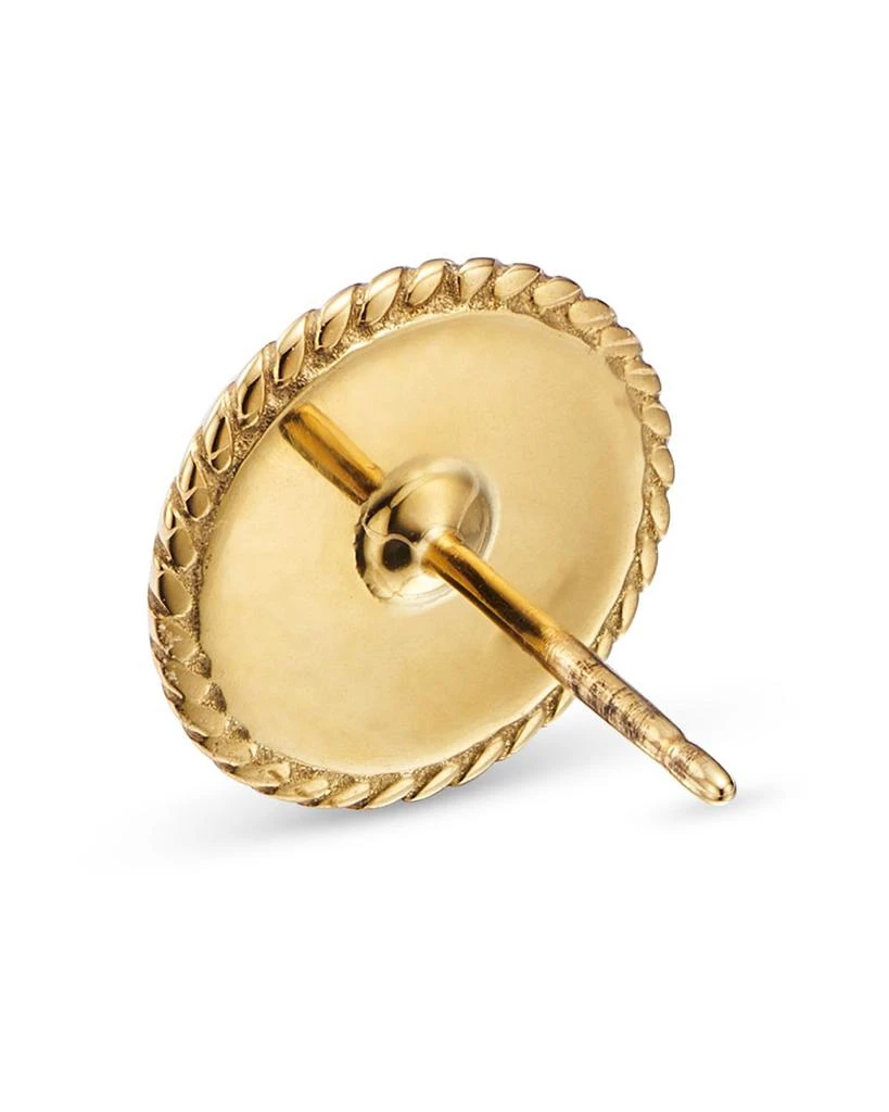 Bloomingdale's Braided-Edge Dome Stud Earrings in 14K Yellow Gold 4