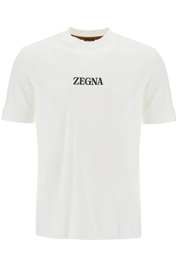 ZEGNA t-shirt with rubberized logo 1