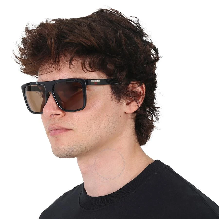 Gucci Brown Browline Men's Sunglasses GG0748S 002 59 2