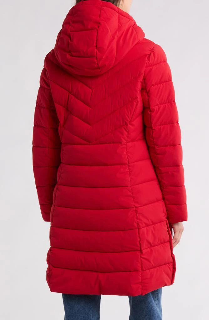 Michael Kors Hooded 450 Fill Power Longline Puffer Jacket 2