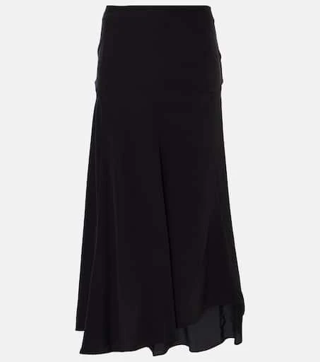 Isabel Marant Hortensia silk crêpe de chine midi skirt 1