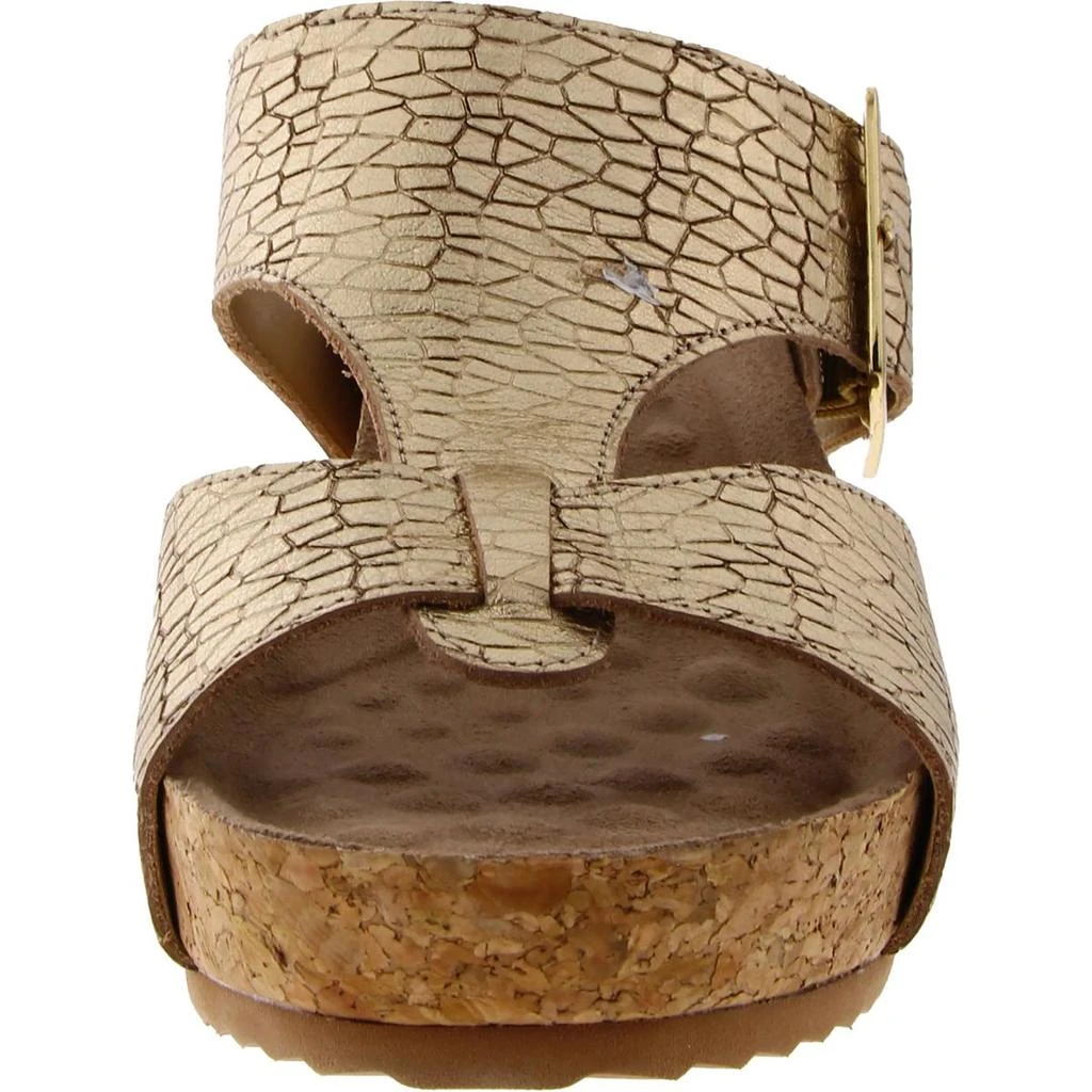 Ros Hommerson Thea Womens Leather Slip On Wedge Sandals 3