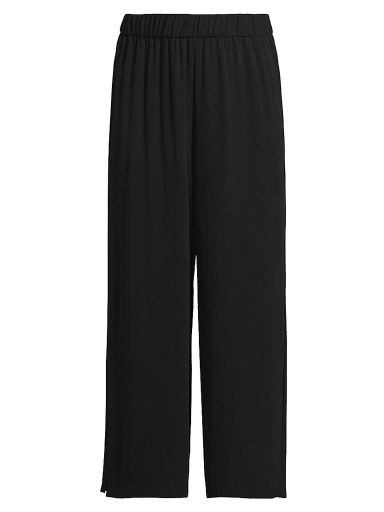 Eileen Fisher Silk Straight-Leg Pants 1