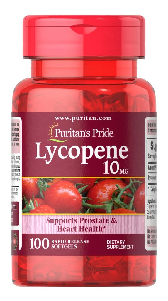 Puritan's Pride Lycopene 10 mg 100 Softgels 3