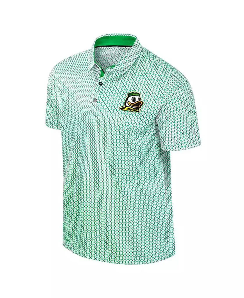 Colosseum Men's Green Oregon Ducks Big Tall Marty Rival Polo Shirt 2