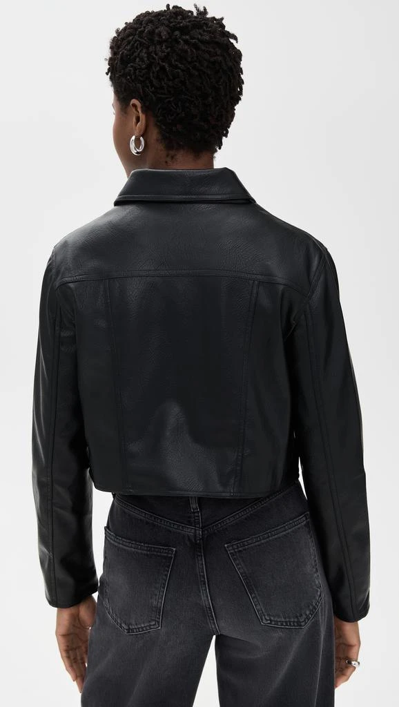 Pixie Market Faux Leather Crop Jacket 2