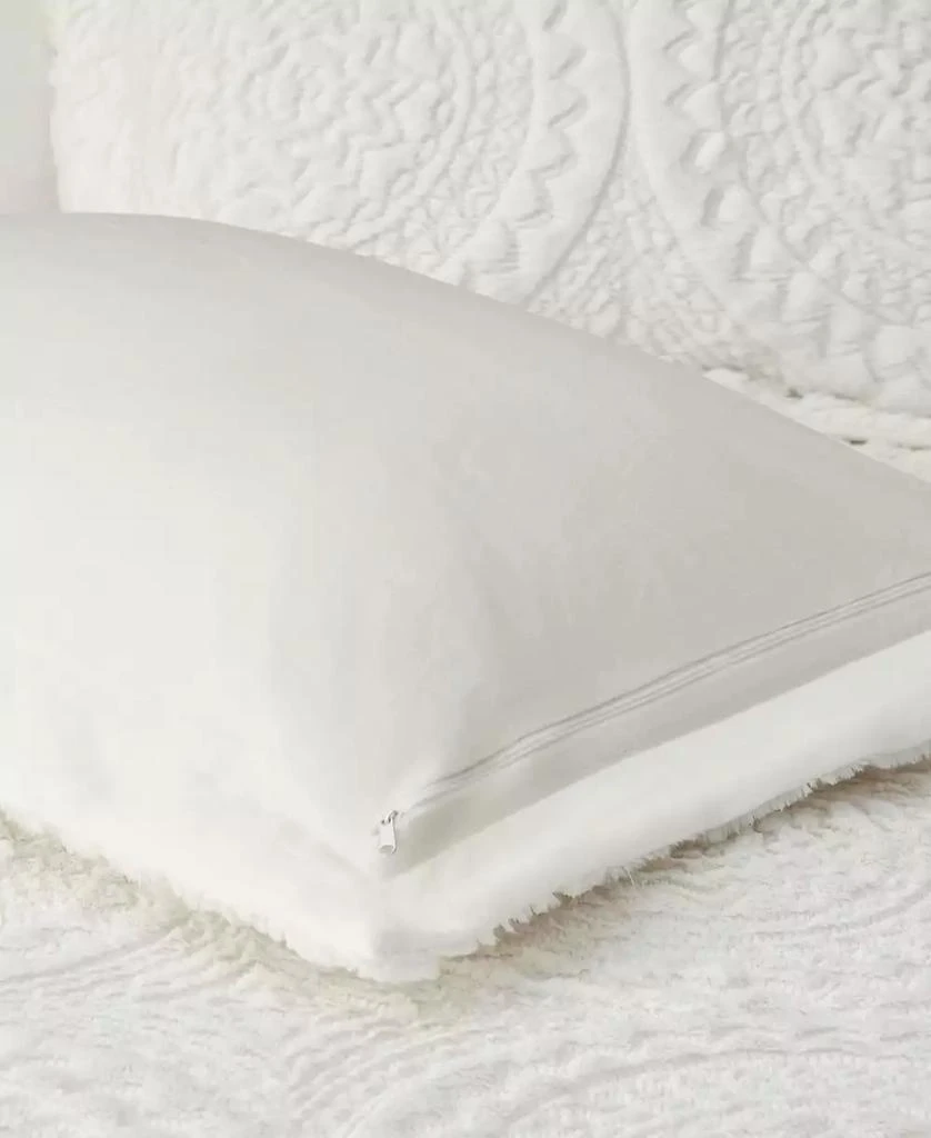 Macy's Arya Embroidered Medallion Faux Fur 3-Pc. Comforter Set 11