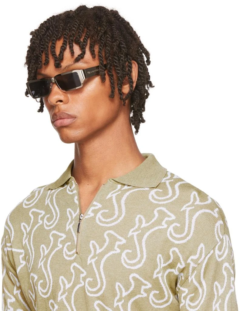 A BETTER FEELING Silver Pollux Sunglasses 4