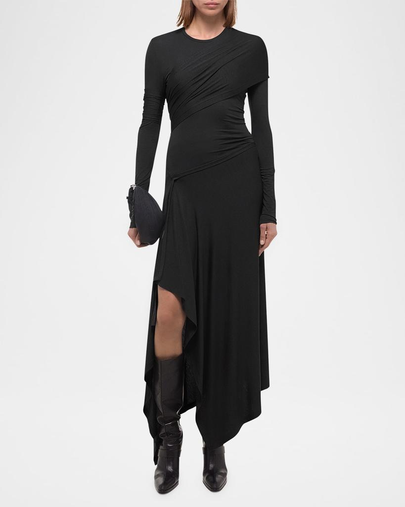 Helmut Lang Draped Knit Protection Dress