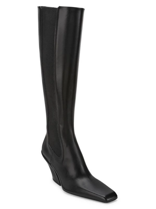 Prada Stivale Leather Knee-High Boots 2
