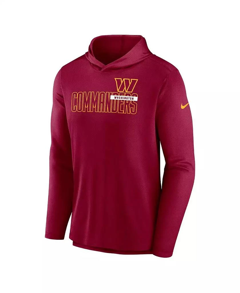 NIKE Men's Burgundy Washington Commanders Performance Team Pullover Hoodie 3