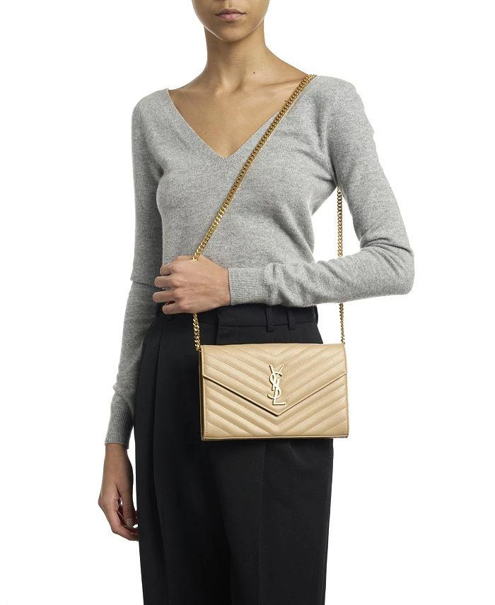 Yves Saint Laurent Classic Cassandre Chain Wallet 2