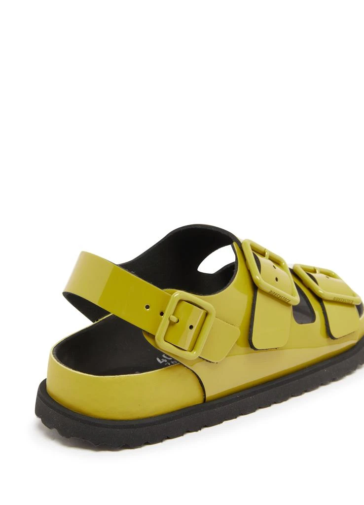 Birkenstock Milano shiny patent leather sandals 8
