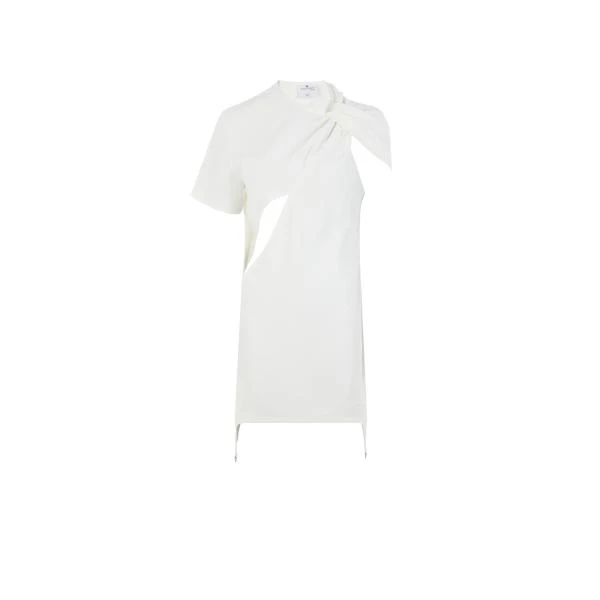 Courrèges Short Twist Heritage Crepe Dress 1