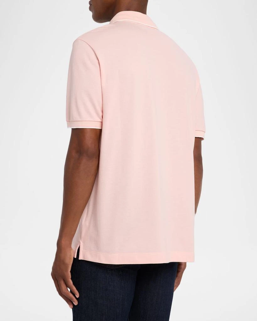 Canali Men's Two-Tone Short-Sleeve Polo Shirt 3