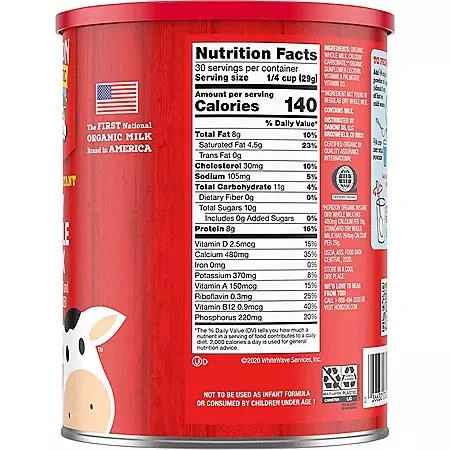 Horizon Organic Horizon Organic Instant Dry Whole Milk 30.6 oz. 6