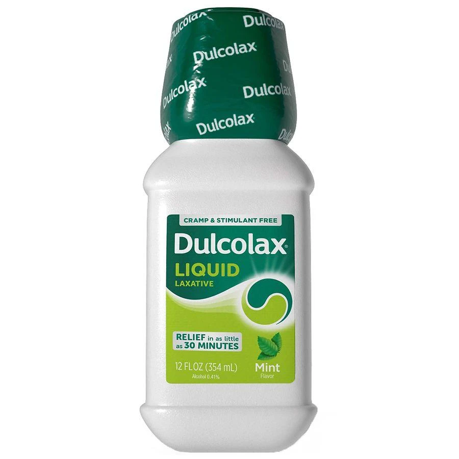 Dulcolax Liquid Laxative for Constipation Relief Mint 1
