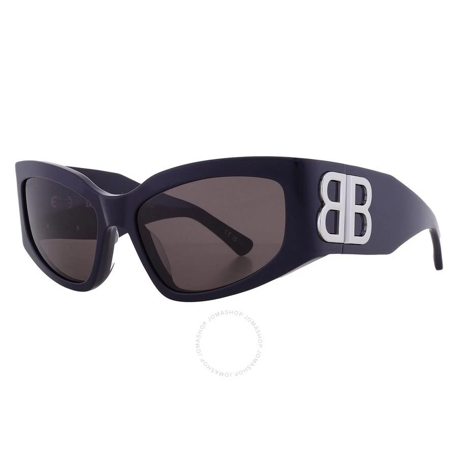 Balenciaga Grey Cat Eye Ladies Sunglasses BB0321S 007 57 2