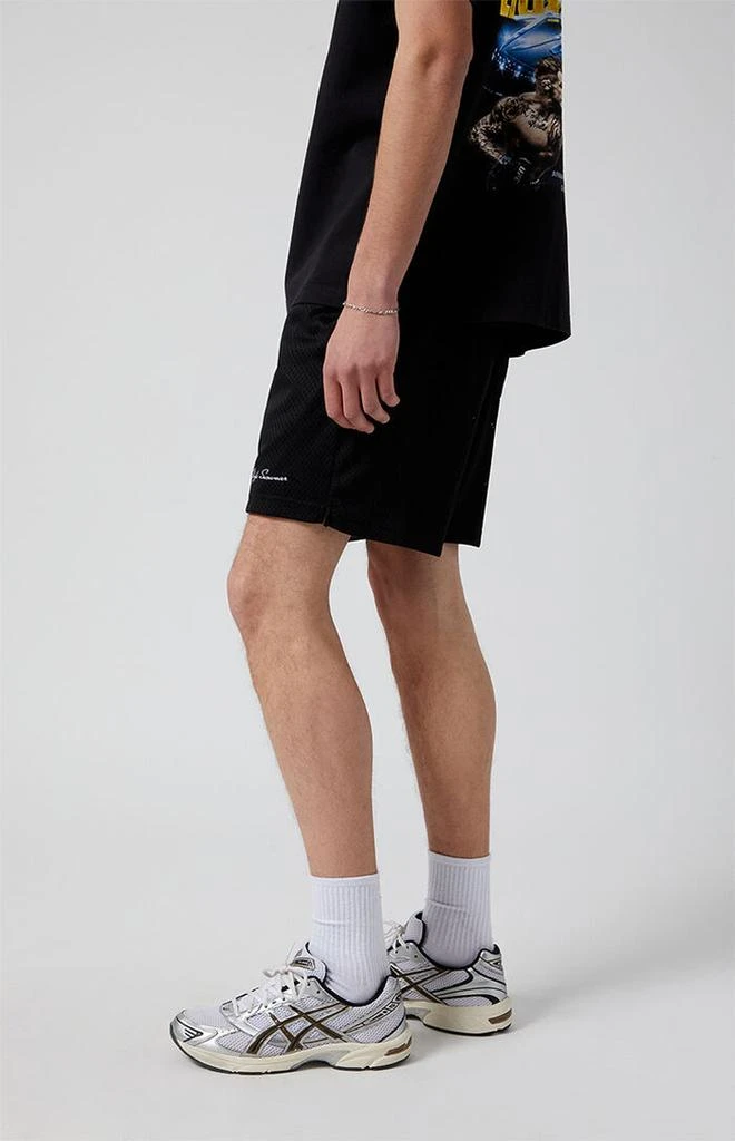 PacSun Black Mesh Basketball Shorts 4