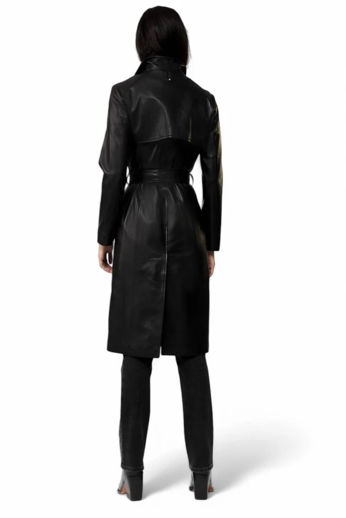 Mackage Mackage - Estela Tailored Leather Trench Coat 3