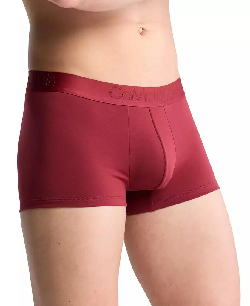 Calvin Klein Men's 3-Pack Stretch Solid Low-Rise Trunks 4
