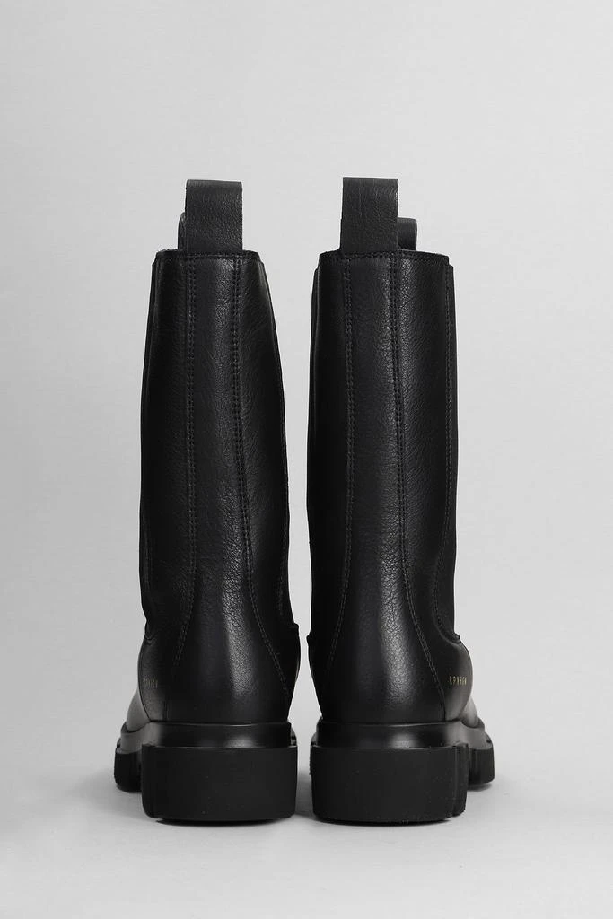 Copenhagen Cph 500 Combat Boots In Black Leather 4