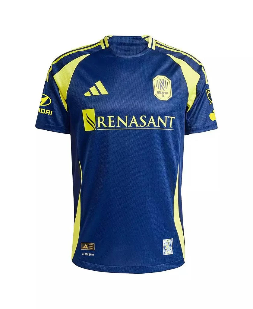 Adidas Men's Walker Zimmerman Navy Nashville SC 2025 The Heart Of Nashville Kit Authentic Player Jersey 3