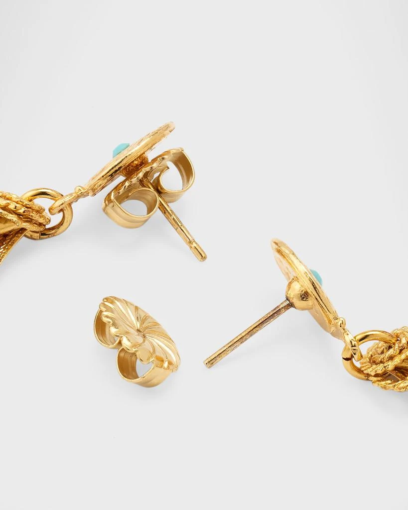GAS Bijoux Sao Feather Drop Earrings 4