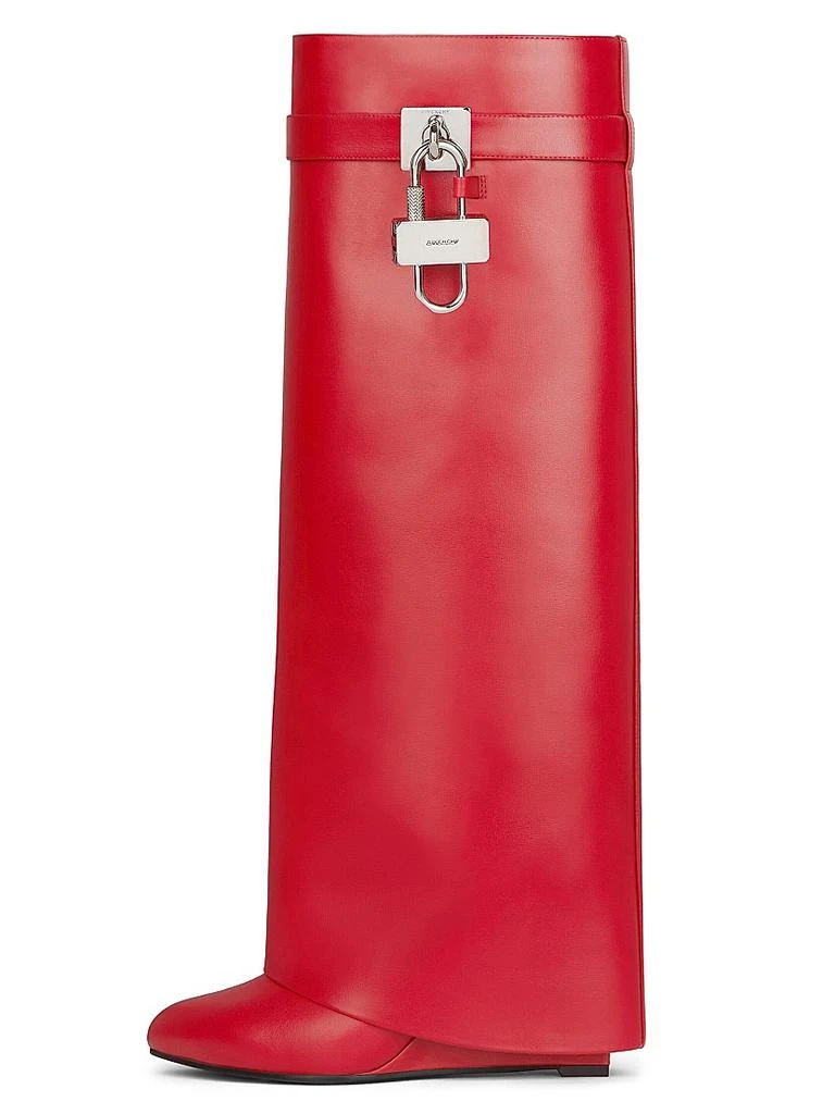 Givenchy Shark Lock Boots in Leather 5