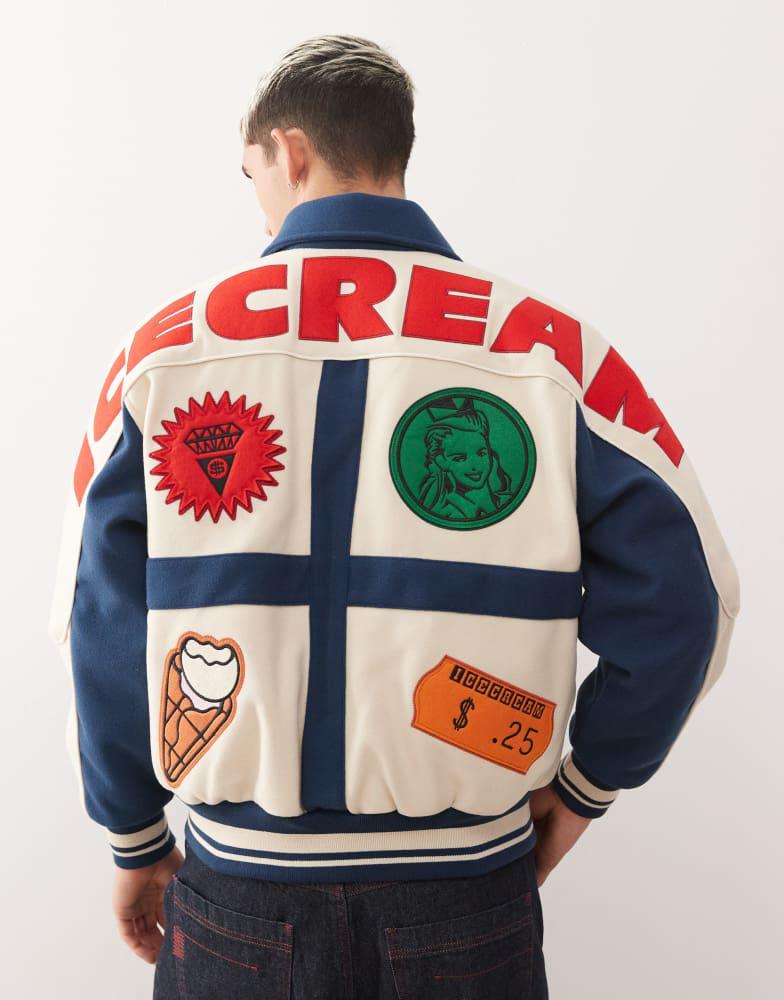 ジャケット・アウター VARSITY BOMBER JACKET cones & bones VARSITY BOMBER JACKET cones & bones