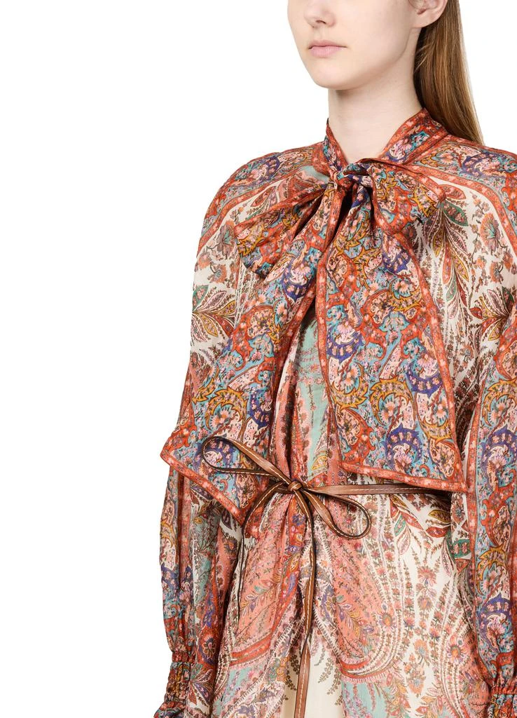 Zimmermann Rhiannon tie neck midi dress 4