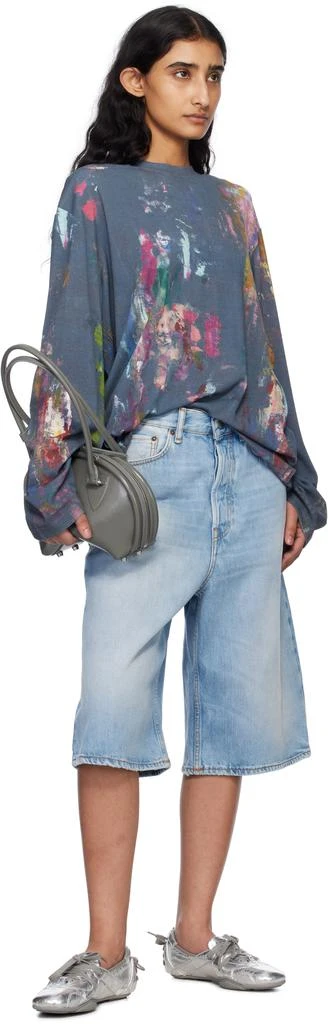 Acne Studios Blue Trompe L'oeil T-shirt 5