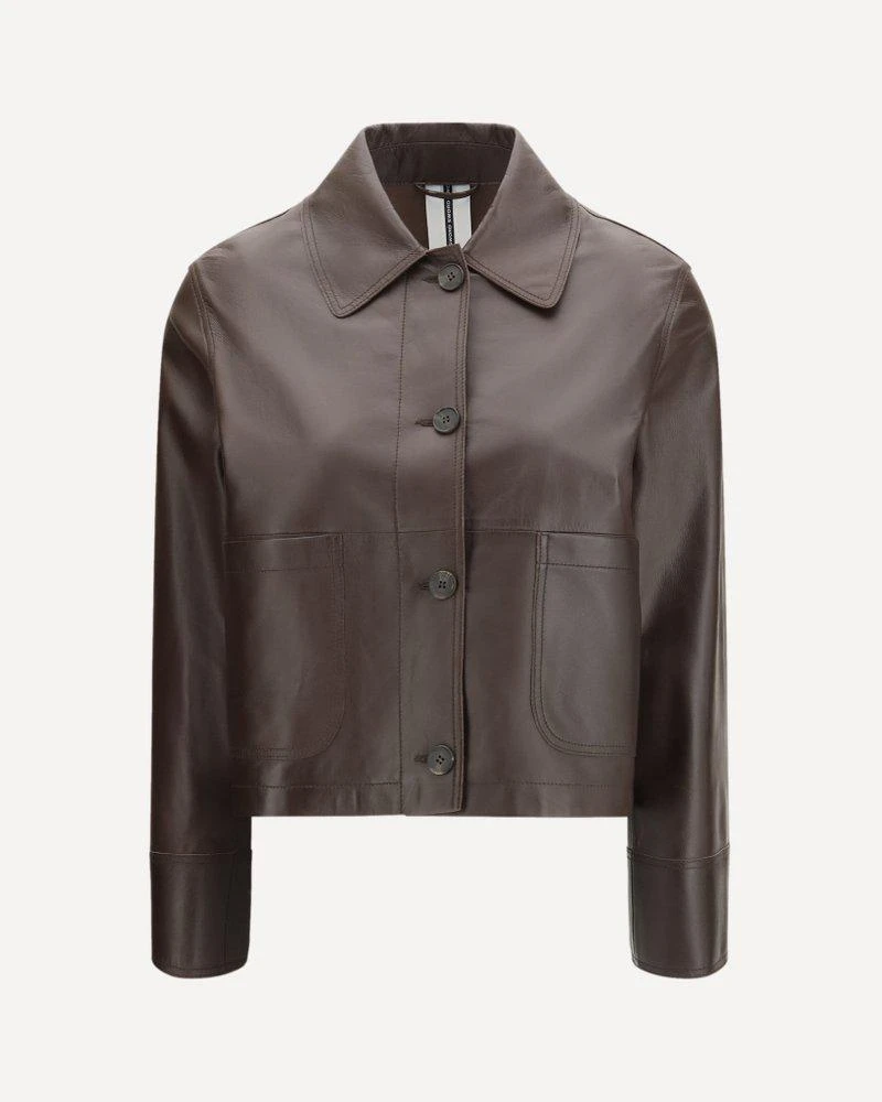 S.W.O.R.D 6.6.44 S.W.O.R.D 6.6.44 Button-Up Leather Jacket