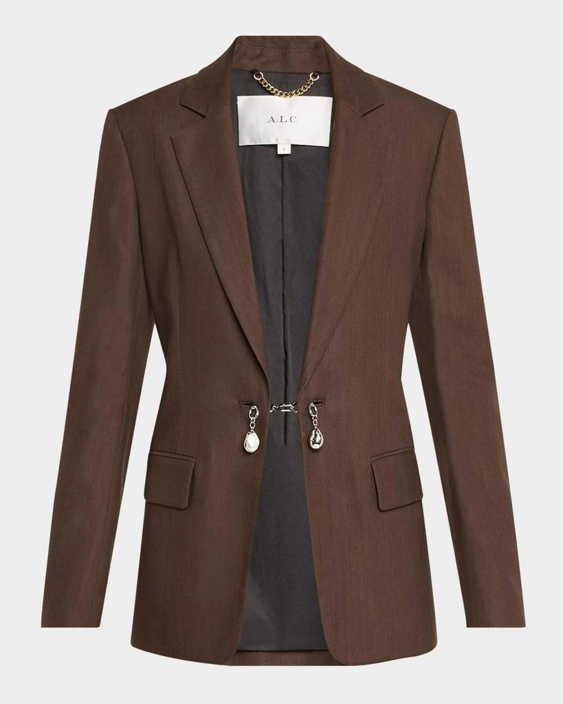 A.L.C. Mel Chain-Embellished Jacket 1