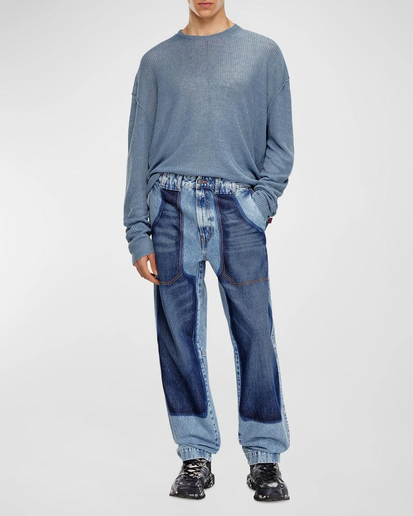 Diesel Men's D-P-5-D 0ghaw Tapered Jeans 3