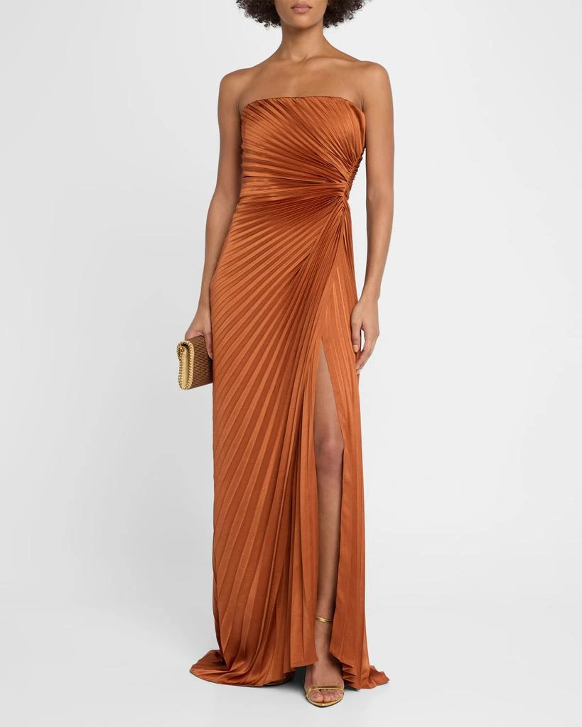 A.L.C. Layla Pleated Strapless Gown 2