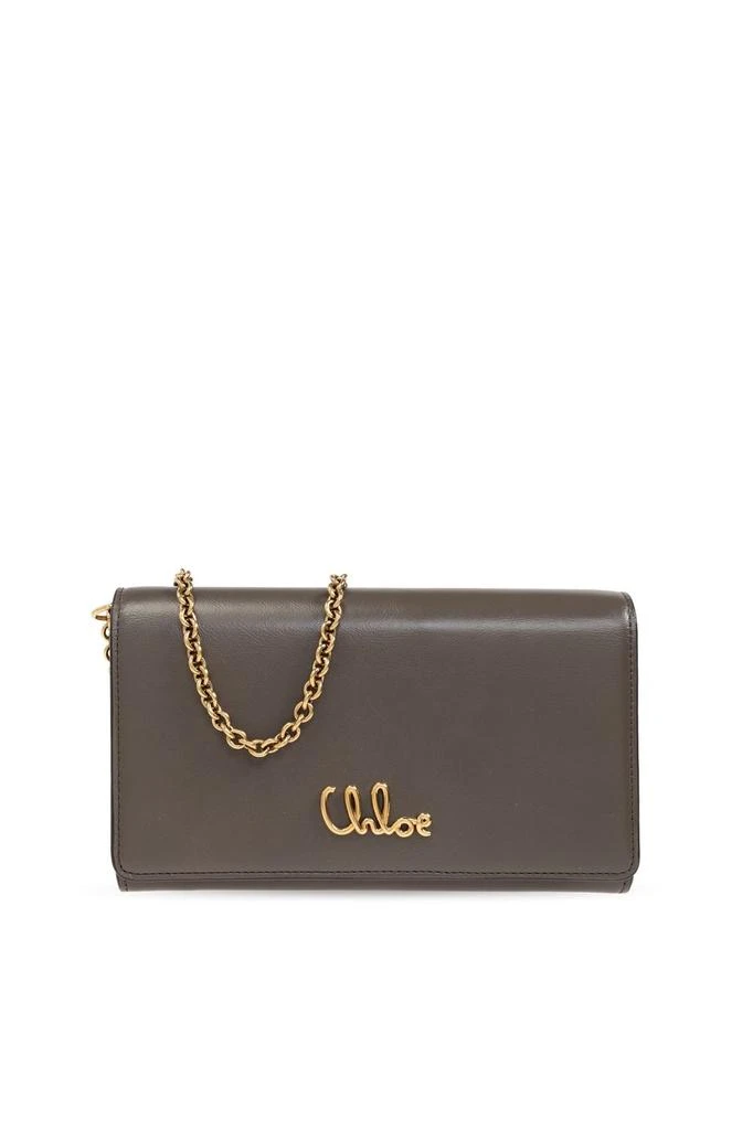 Chloé Chloé Iconic Flap Wallet On Chain 1