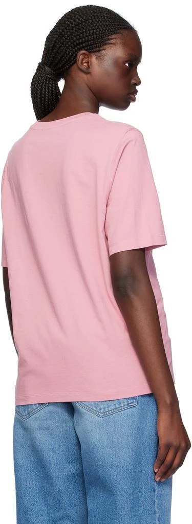 Maison Kitsuné Pink Racing Fox T-Shirt 3