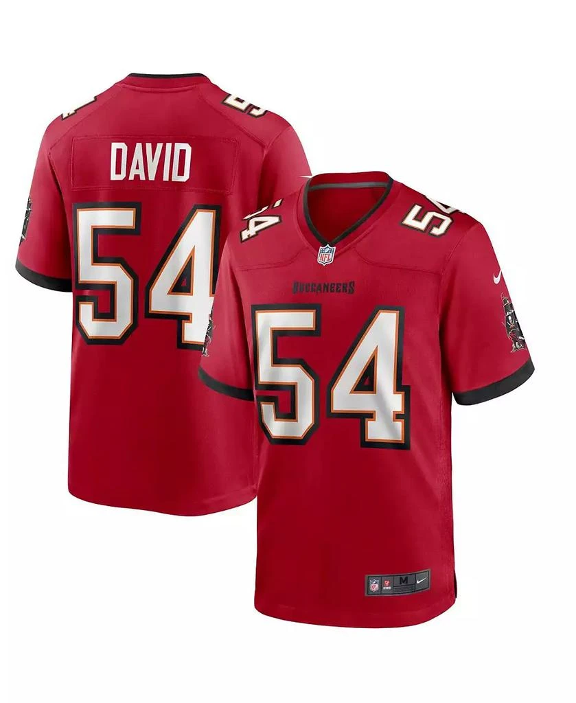 NIKE Men's Lavonte David Red Tampa Bay Buccaneers Game Jersey 1