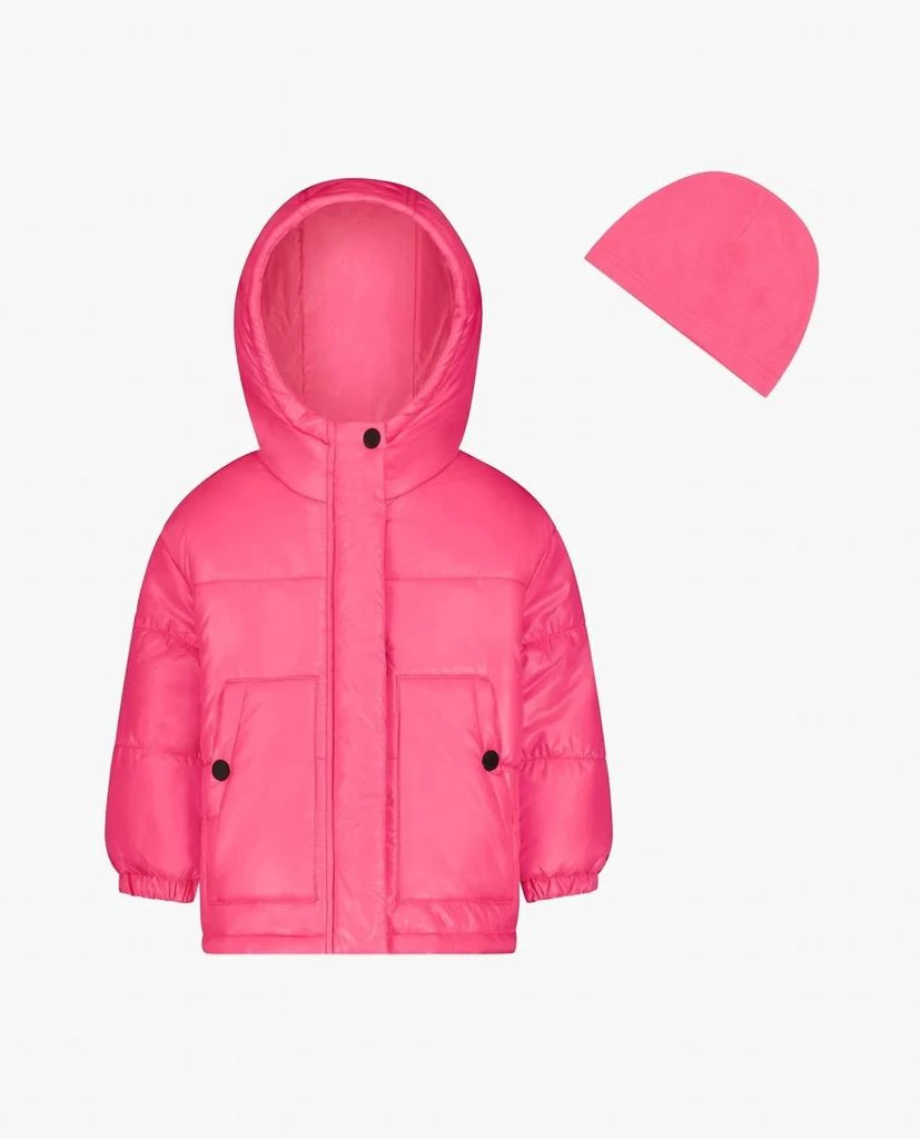 London Fog London Fog - Big Girls Zip-front Heavy Weight Puffer Jacket
