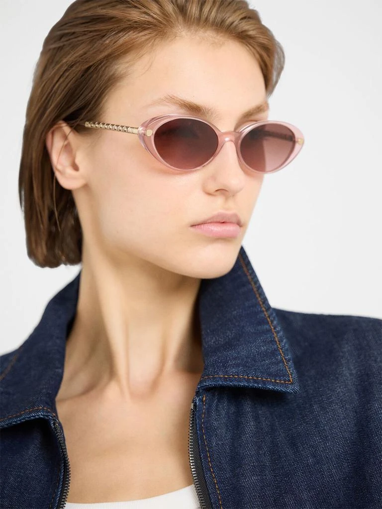 Versace Round Acetate Sunglasses 1