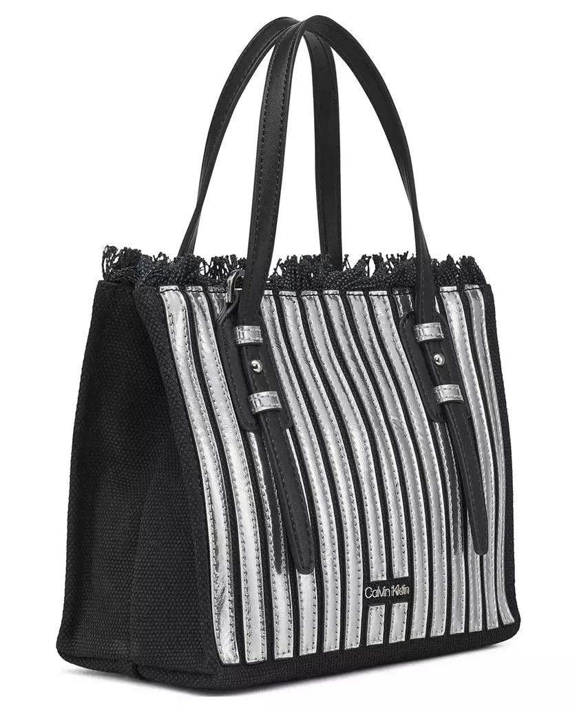 Calvin Klein Modern Essentials Pieced Metallic Mini Tote 5