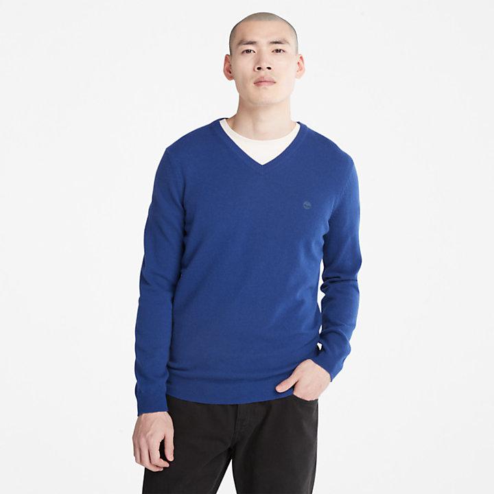 Timberland Cohas Brook V-Neck  Jumper for Men in Blue