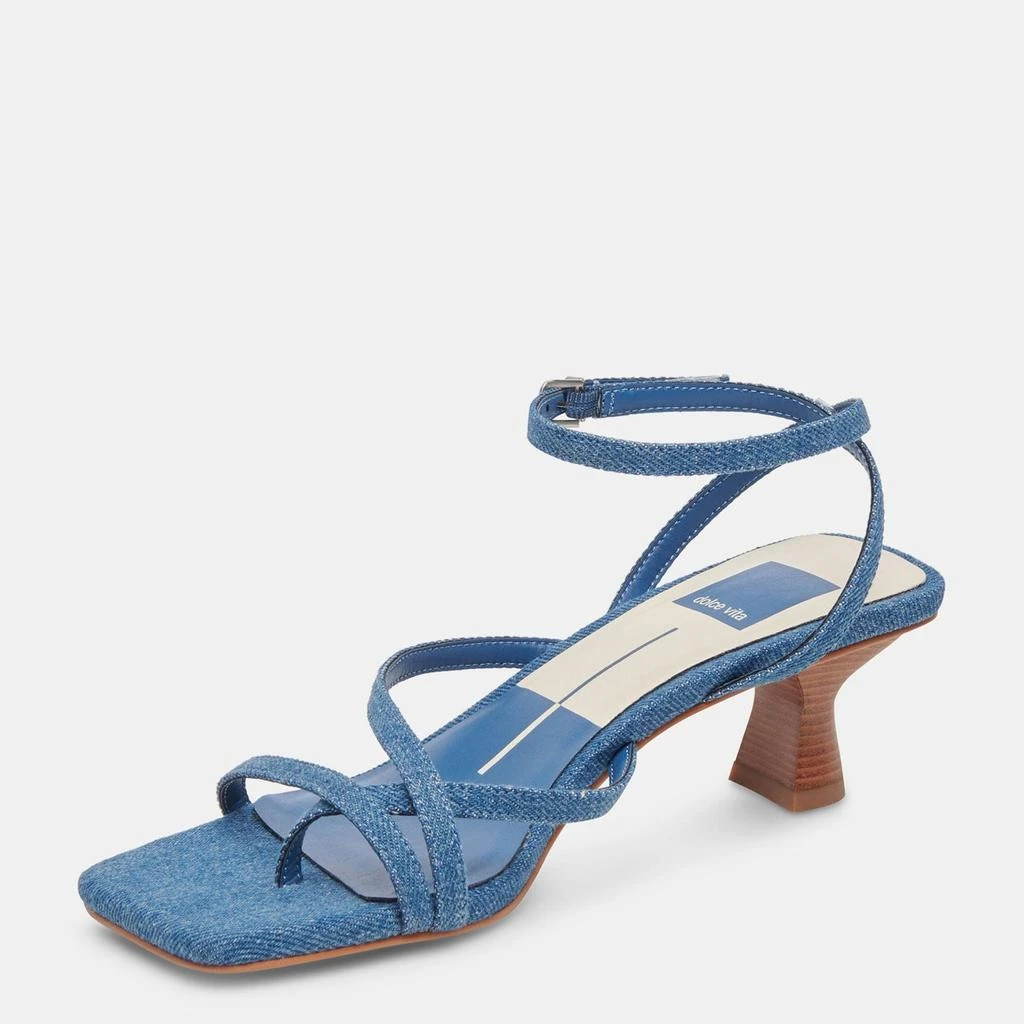Dolce Vita Baylor Heels Blue Denim 6