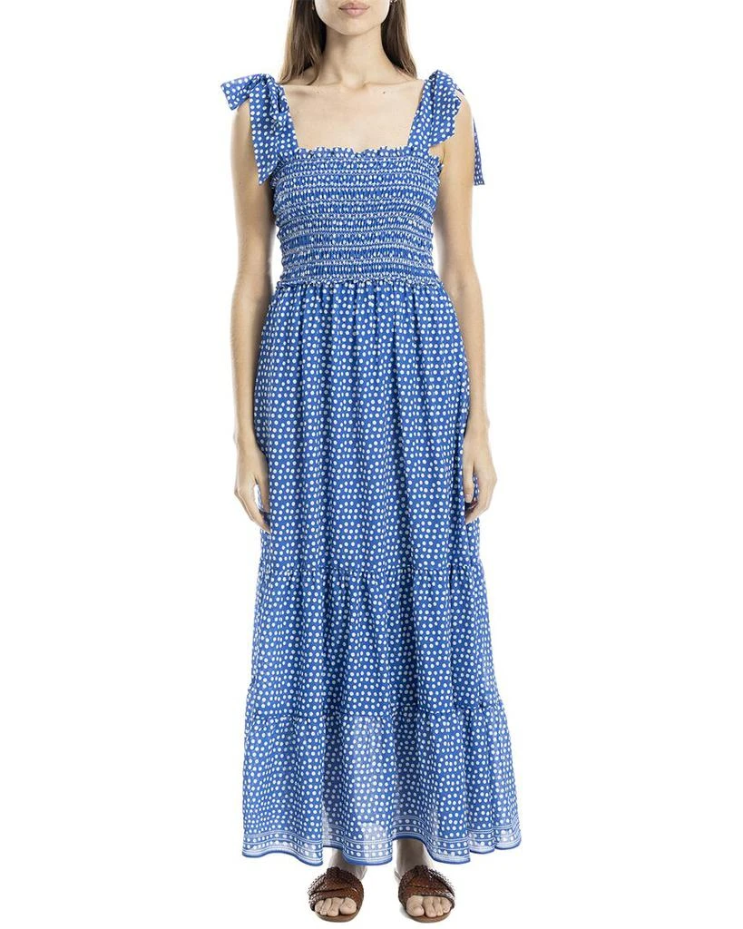 max studio smocked maxi dress Armoire