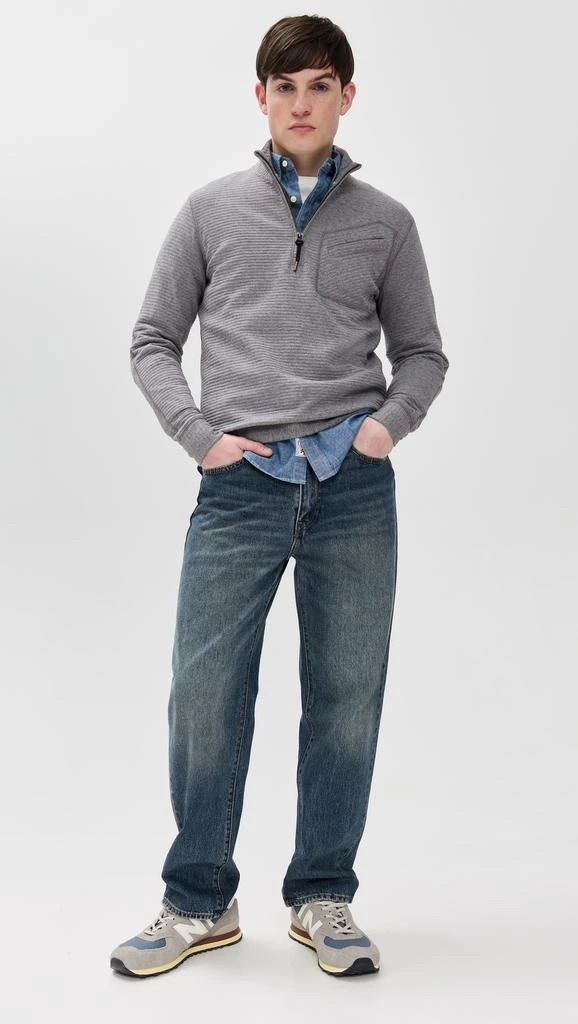 Billy Reid Quilted Half Zip 4