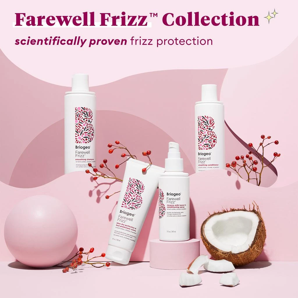 Briogeo Briogeo Farewell Frizz™ Blow Dry Perfection & Heat Protectant Crème 4 oz 8