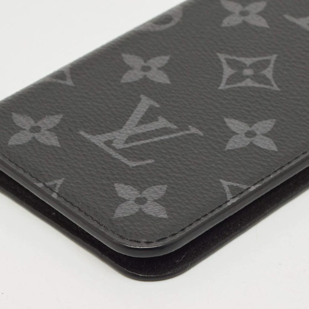 Louis Vuitton Louis Vuitton Monogram Eclipse Canvas iPhone X Folio Case 9