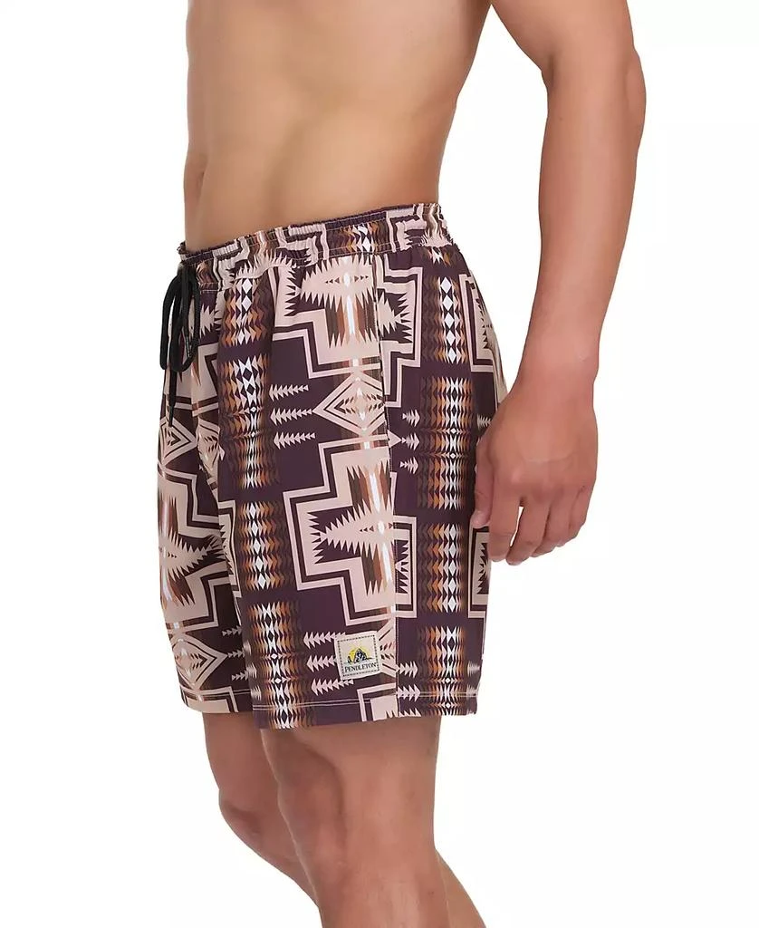 Pendleton Men's Printed 7" Packable Swim Trunk 3