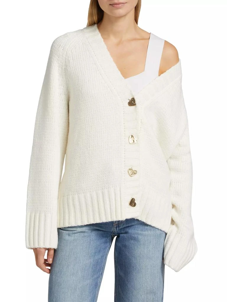 Splendid Hartley Intarsia Heart Cardigan 3